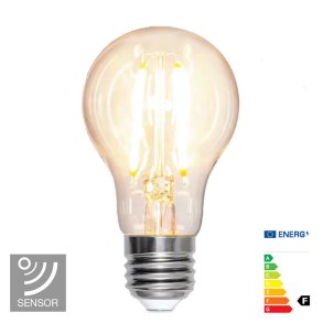 E27 Standard LED med CENSOR - 80Ra 4,2W 2700k