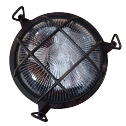 SKOTLAMPE rund-21 cm-IP44 Messing