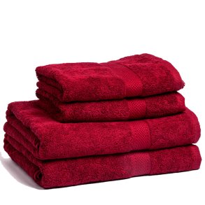 Lord Nelson Handdukar - Röd 550g 2M+2L 