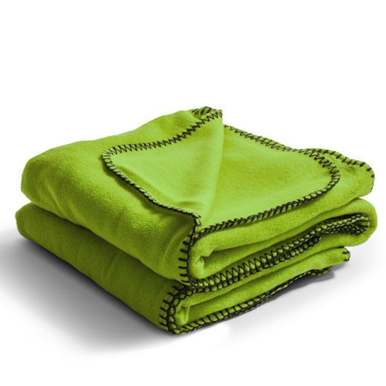 Fleece plaid - Lime 130x170 cm