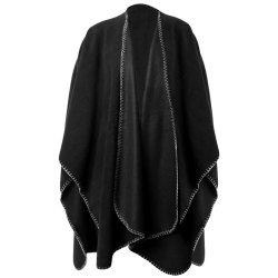 Poncho - Svart 120x160 cm