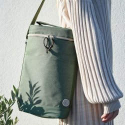 NATURE - Kletaske hj - grn recycled