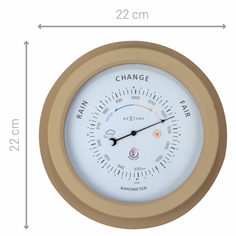 Orkid - Barometer - 22 cm - Utomhus