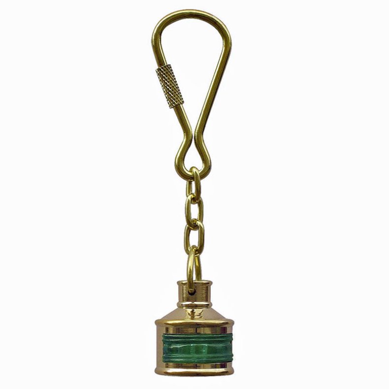 Key ring -Starboard brass 