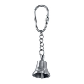 Key ring -Ship bell chrome 