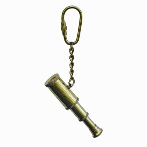 Key ring -Telescopic binoculars brass 