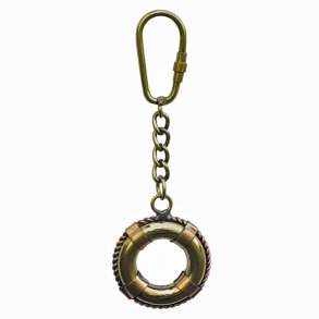 Key ring -Lifebuoy brass 
