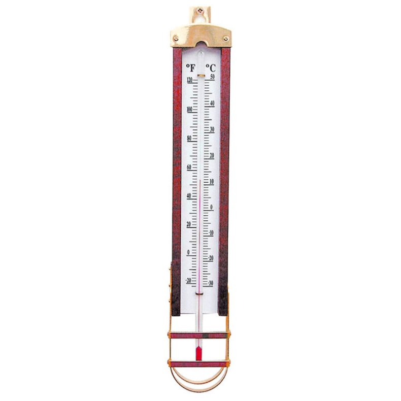 SC Nauticum - Thermometer - Holz und Messing