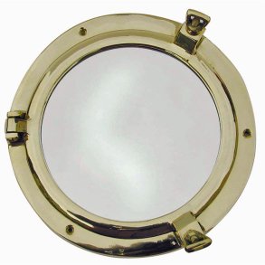 Porthole Mirror in 20 cm  - polished brass