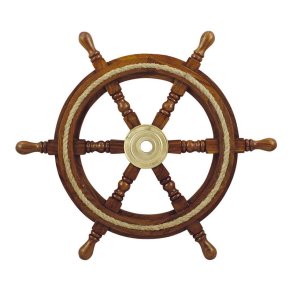 Ship's wheel - 45 cm with rope 