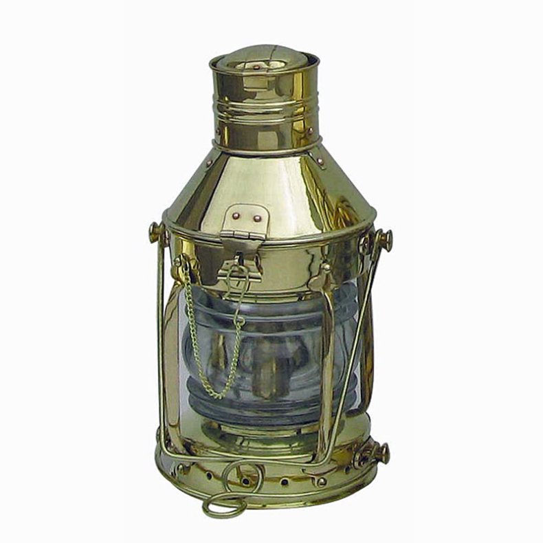 Ankerlampe-poleret messing-32 cm 