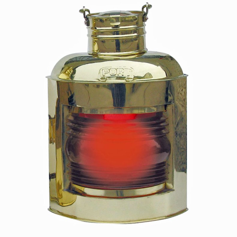 b/s BAGBORDSLAMPE - polished brass - height 30 cm 