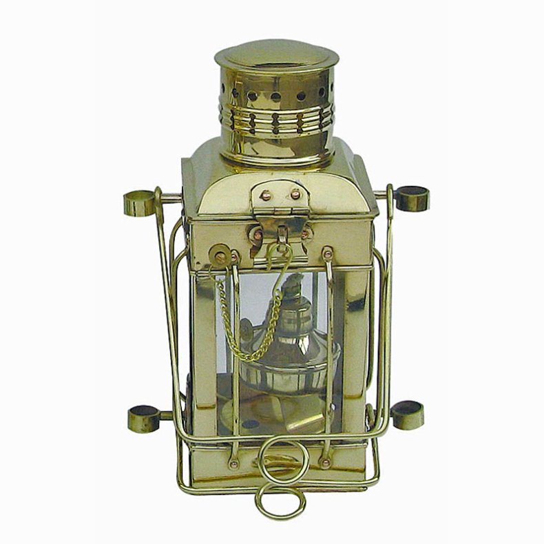 Lastlampe - Messing poliert - 25 cm  