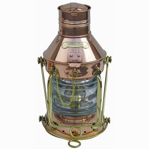 Ankerlampe - Kupfer poliert - 32 cm 