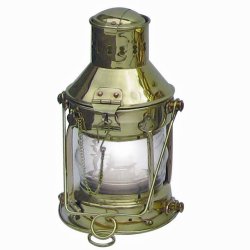ANKERLAMPE-poleret messing-24 cm 