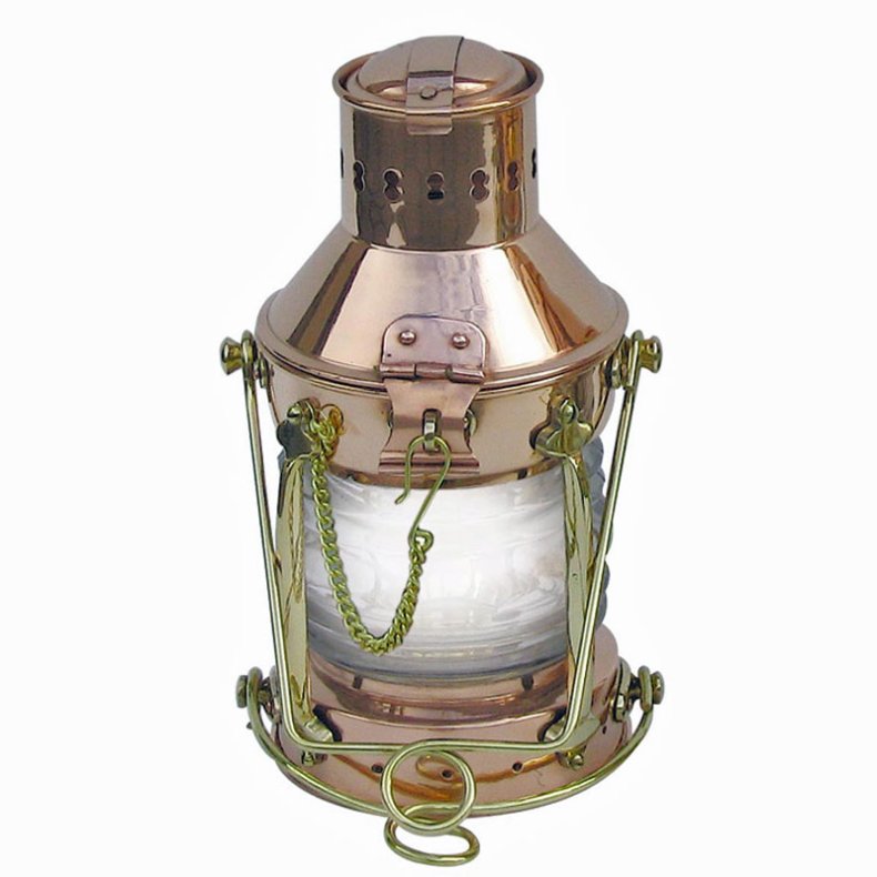 ANKARE LAMPA - polerad koppar - 24 cm 
