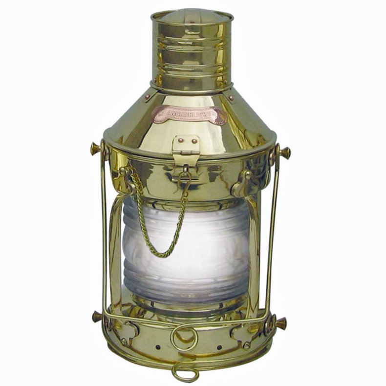ANKERLAMPE - Messing poliert - 39 cm 
