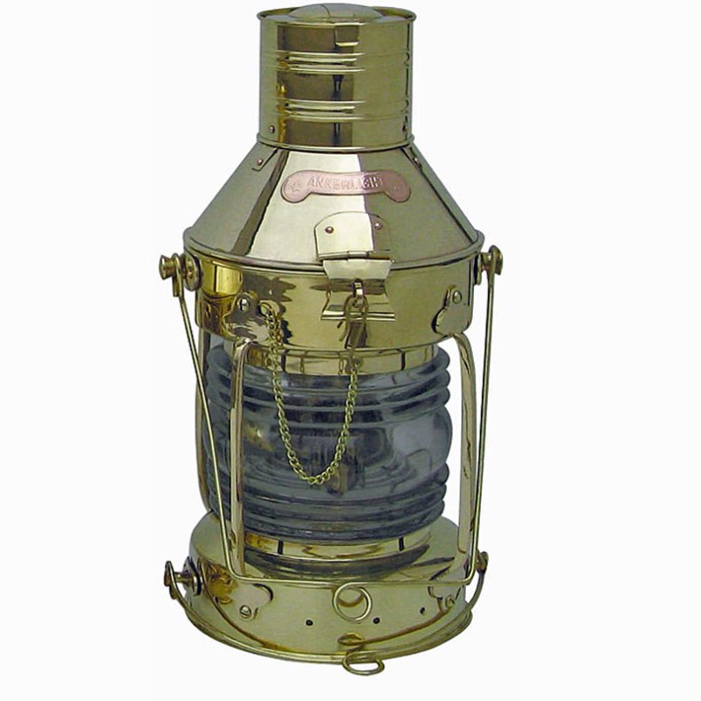 Ankerlampe - Messing poliert - 48 cm 