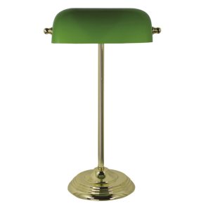 C'EST VAQU BANKERS - brass - green - H 46 cm