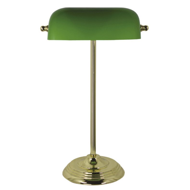 C'EST VAQU BANKERS - brass - green - H 46 cm