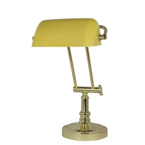 VAQU BANKERS - brass - yellow - H 43 cm