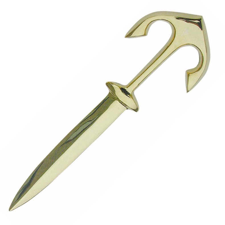 Paper knife - Anchor with knife - 19,5 cm