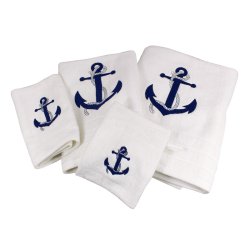Anchor - white - Towels 