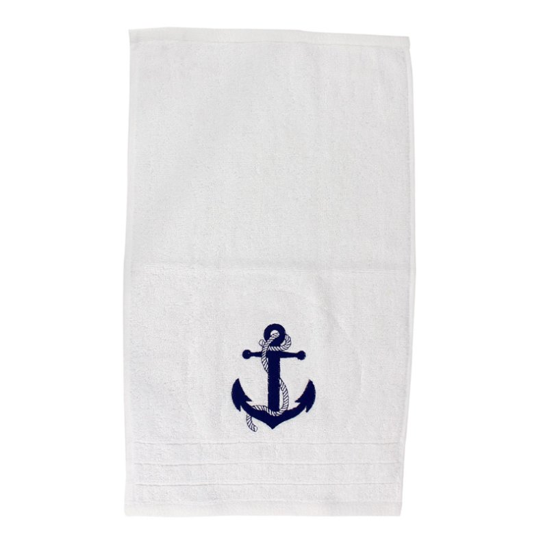 Anchor - white - Towels 