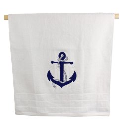 Anchor - white - Towels 