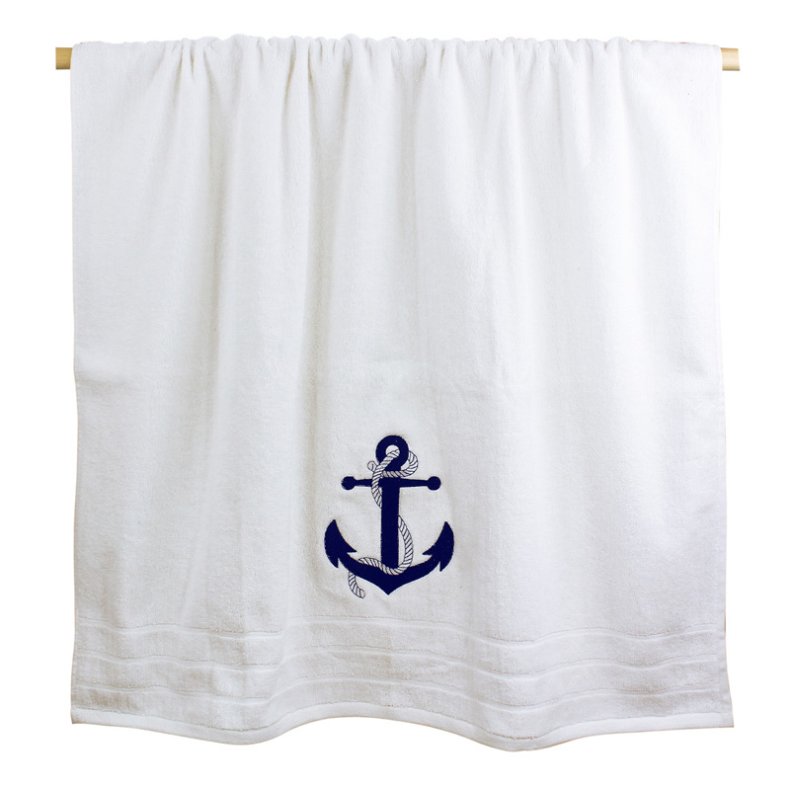 Anchor - white - Towels 