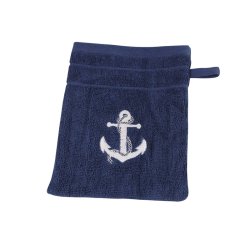 Anchor - blue - Towels 