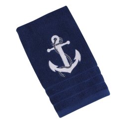 Anchor - blue - Towels 