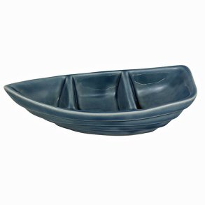 Table decoration boat- porcelain 14,5 x 6,5 x 4,5 cm 