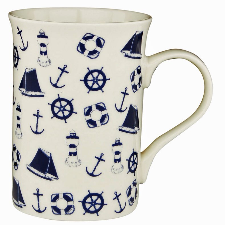 Mugs - Nautical - 2+2 pcs.