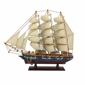 Segelskip - tre master 47 cm x 41 cm