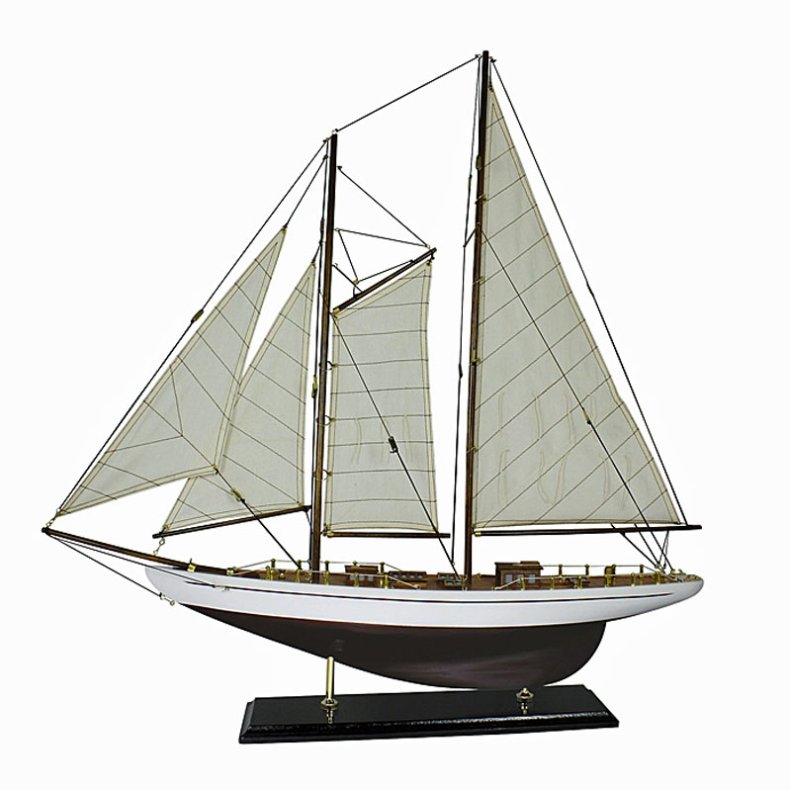 Yacht - L 71 x H 74 white with brown bottom