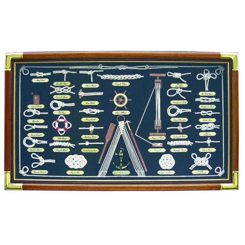 Knoptavla - 73 x 43 cm 