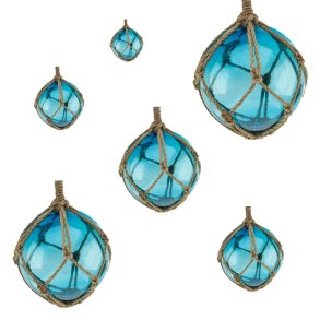 Fishing balls - Aqua - 6 pcs. from 5 to 17 cm