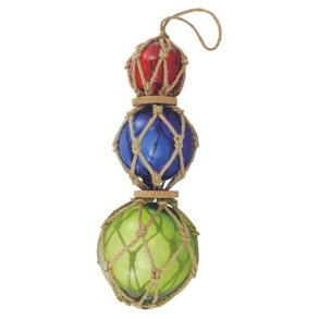 Glass floats -  set 5 & 7 & 12 cm  / 36 cm 