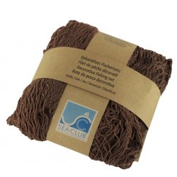 Fish net - 250 x 250 cm brown    