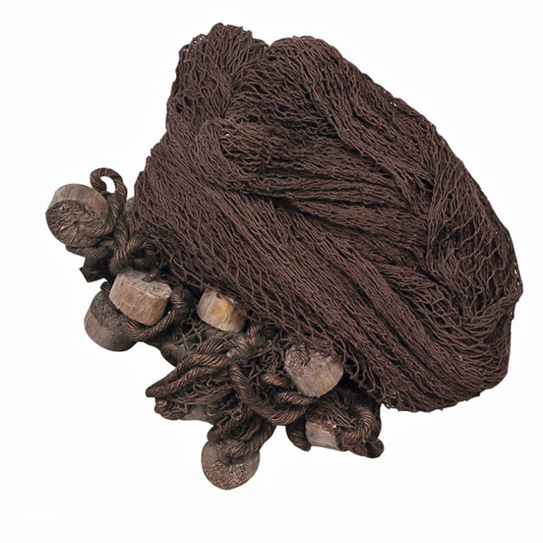 Fish net - 340 x 340 brown 