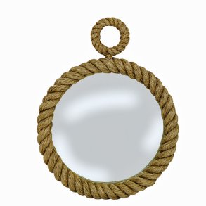 Spejl med tovbestykning-56 cm 