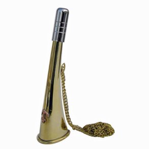 Foghorn - 14 cm polished brass 
