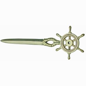 Paper knife - Ship's steer with letter knife - 22,5 cm