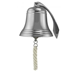 Ship's bell - 17,5  - chrome brass   