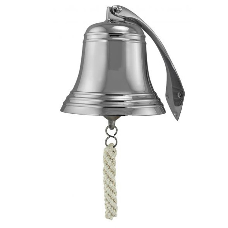 Ship's bell - 17,5  - chrome brass   