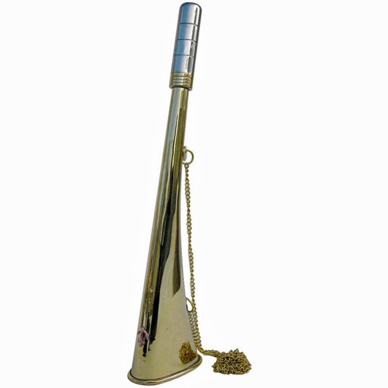 Foghorn - 30 cm polished brass 