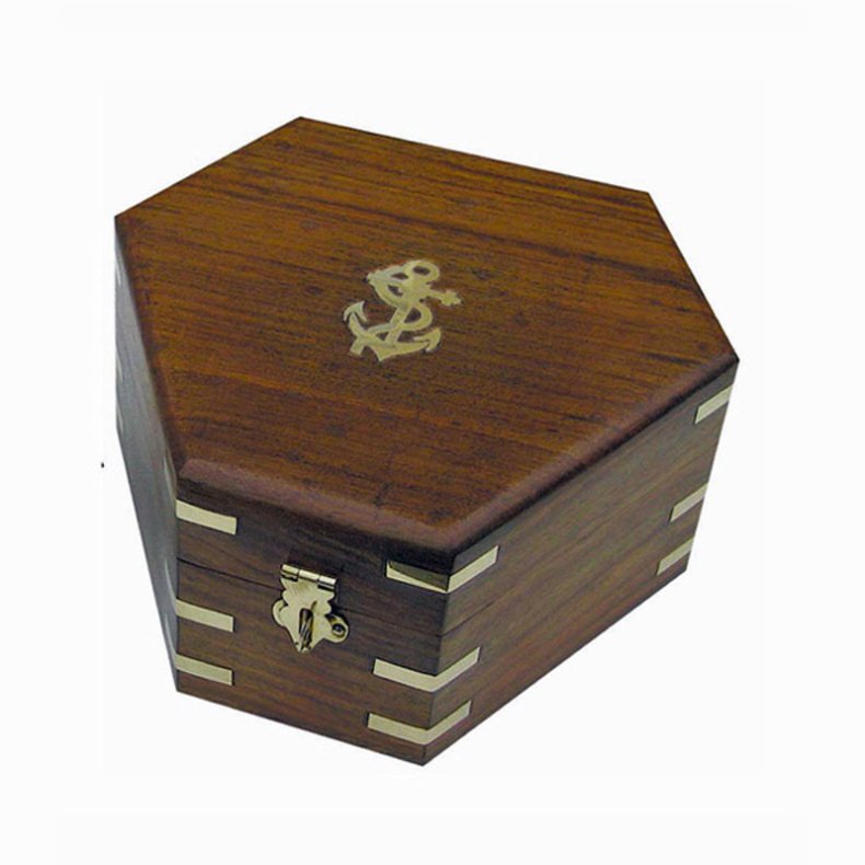 Wooden box - for Sekstant 12x11 cm 