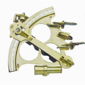 Sextant - brass - 21 x 20 cm 