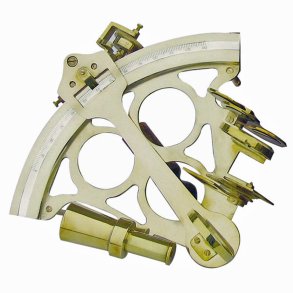 Sextant - brass - 23 x 23,5 cm